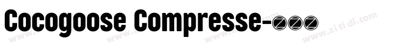 Cocogoose Compresse字体转换